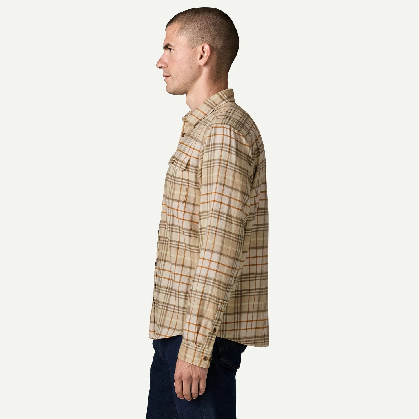 Men's Long-Sleeved Lightweight Fjord Flannel Shirt - US 0514
