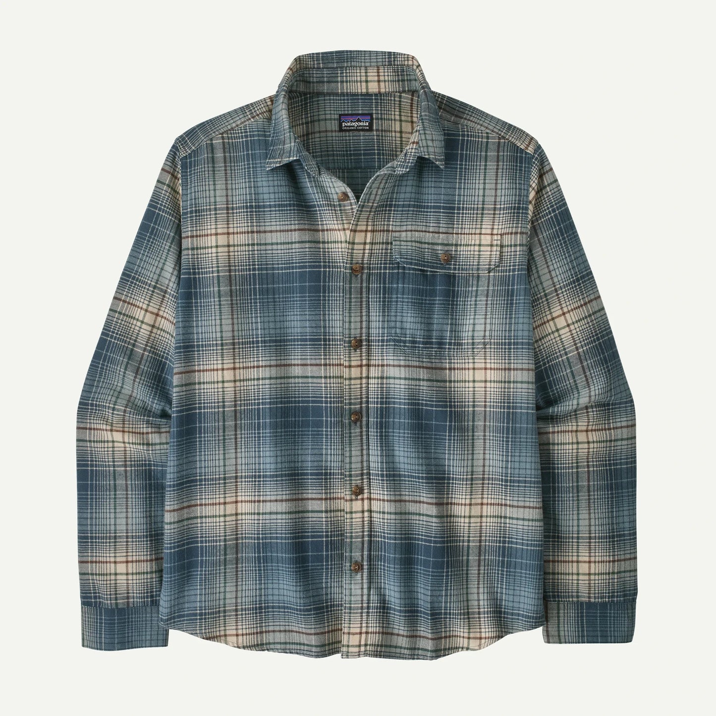 Men's Long-Sleeved Lightweight Fjord Flannel Shirt - US 1308