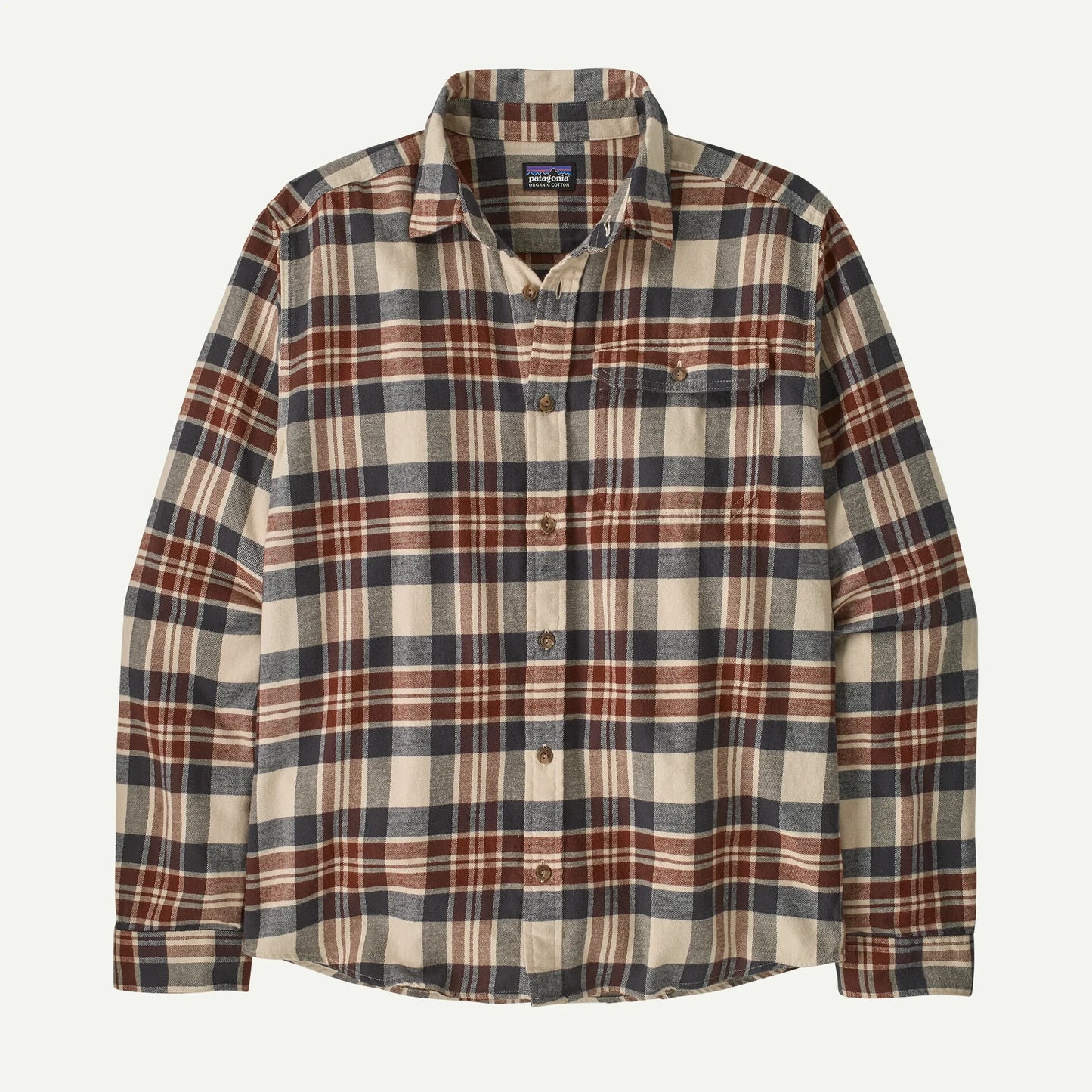 Men's Long-Sleeved Lightweight Fjord Flannel Shirt - US 2616