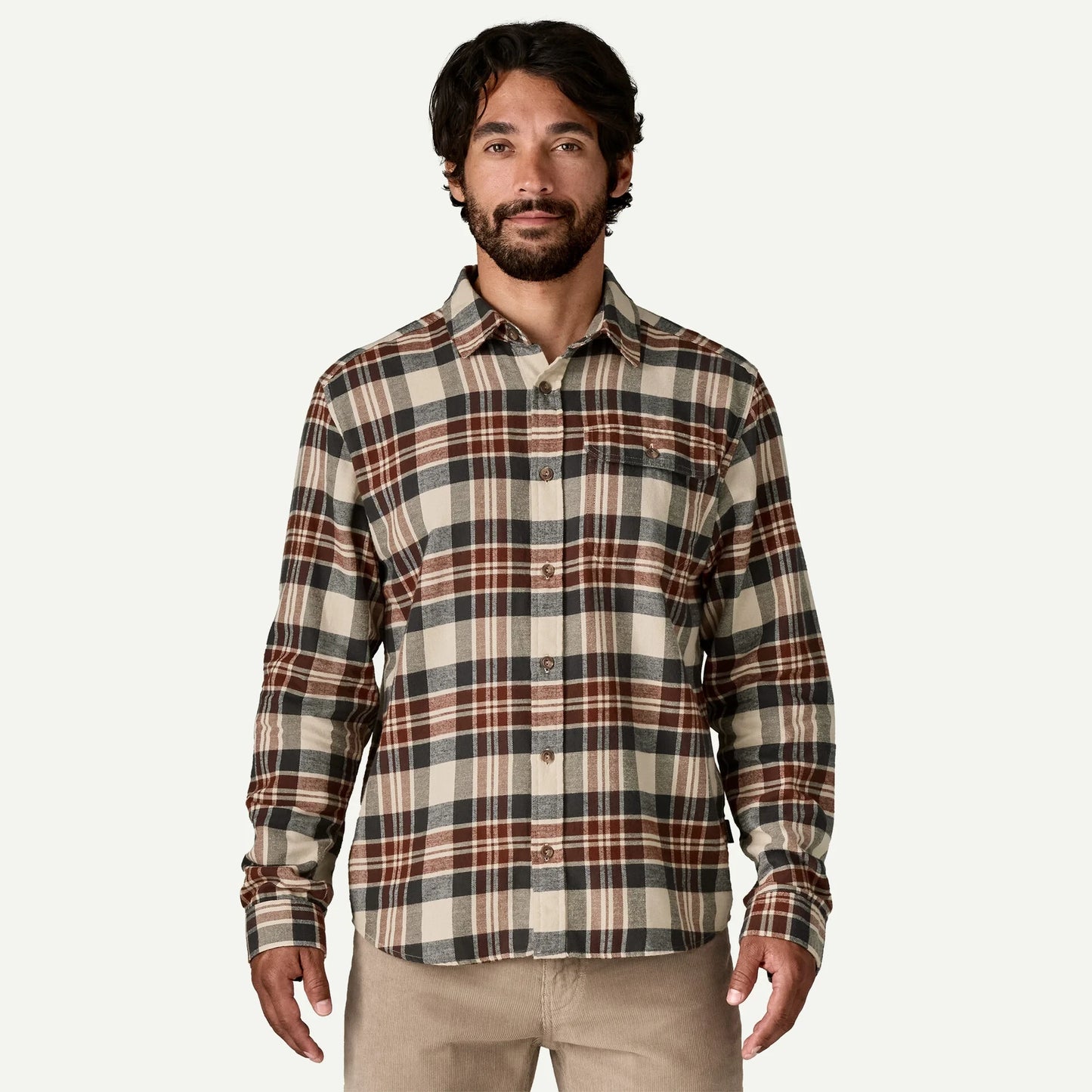 Men's Long-Sleeved Lightweight Fjord Flannel Shirt - US 2616