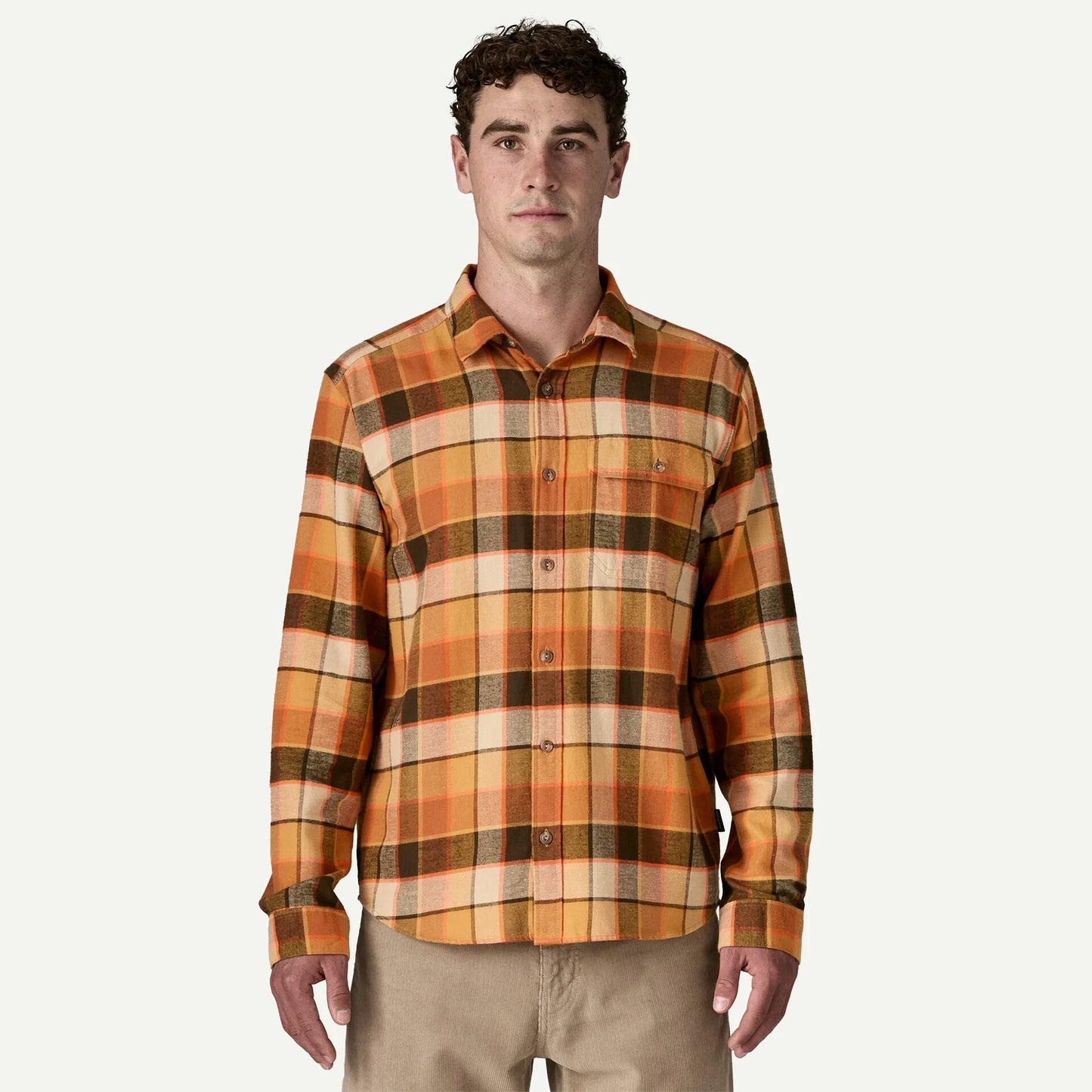 Men's Long-Sleeved Lightweight Fjord Flannel Shirt - US 1854