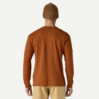 Men's Long-Sleeved Work Henley Pocket Tee - US 3306