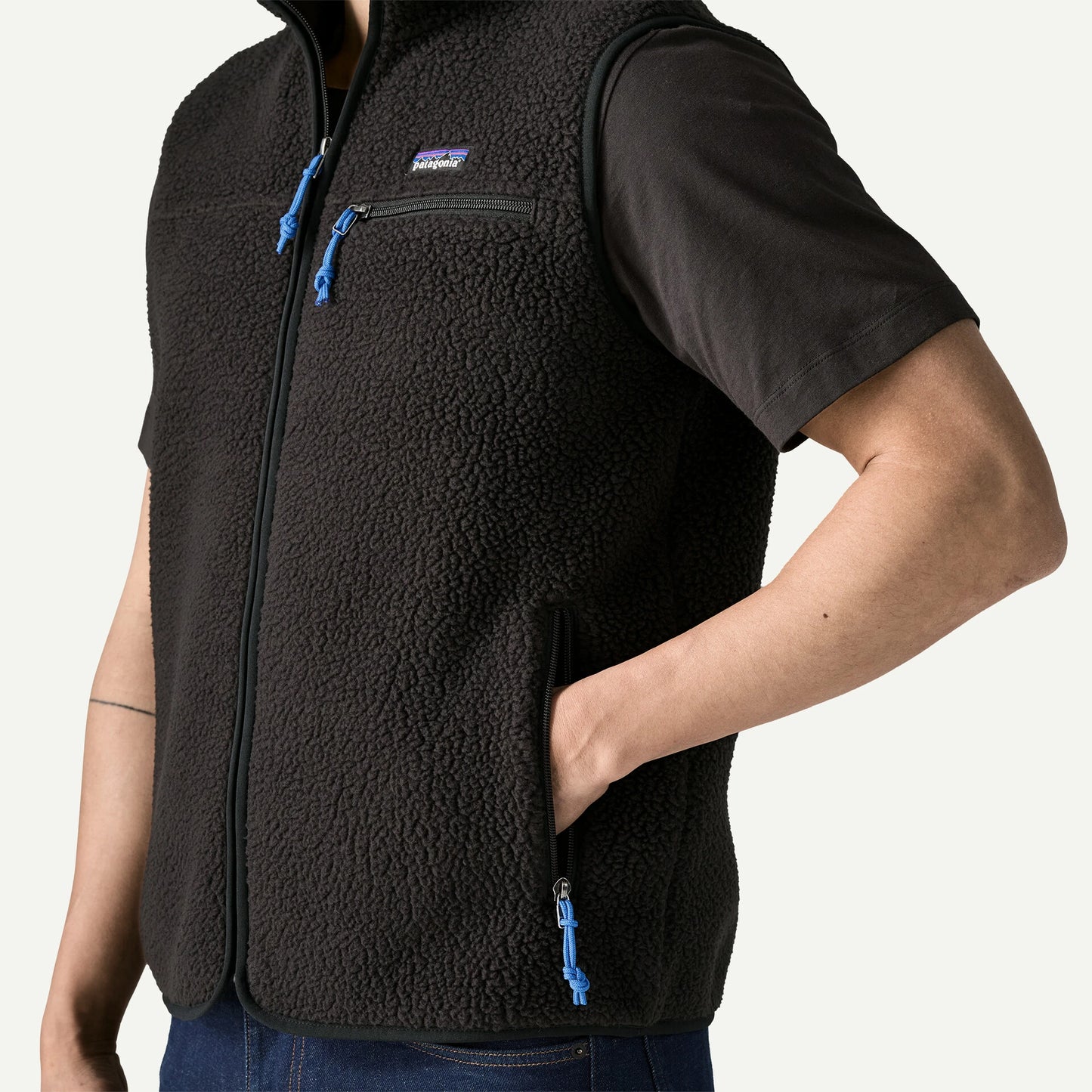 Men's Retro Pile Fleece Vest - US 2428