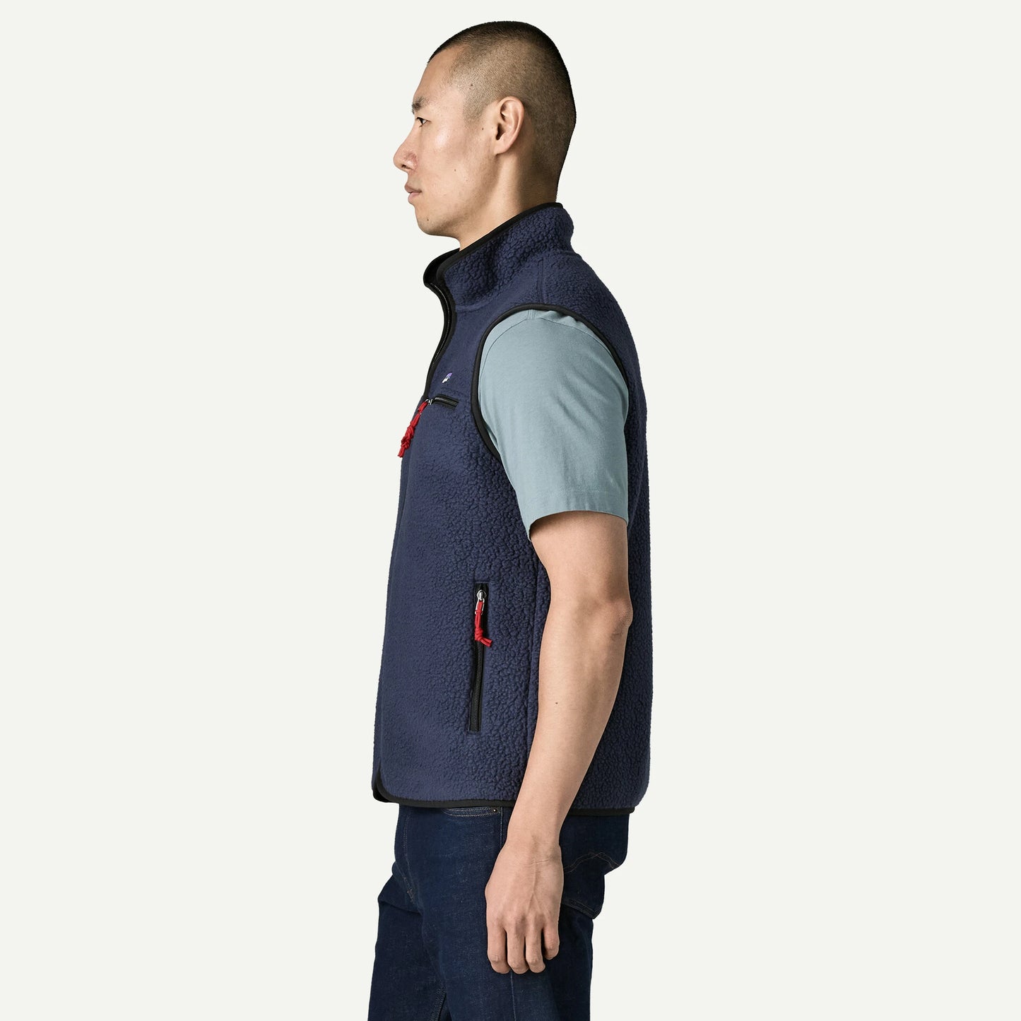 Men's Retro Pile Fleece Vest - US 4509