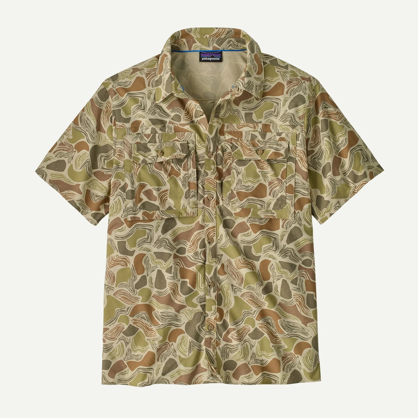 Men's Short-Sleeved Self-Guided Sun Shirt - US 8158