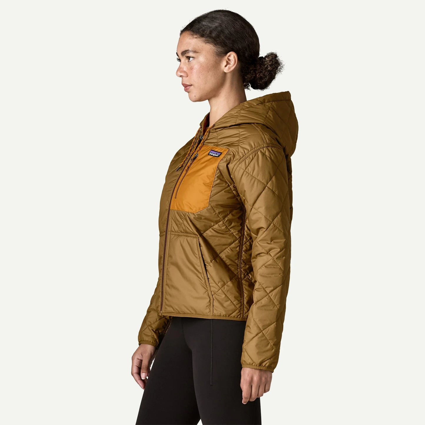 Women's Diamond Quilted Bomber Hoody - US 8259