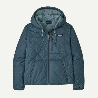 Women's Diamond Quilted Bomber Hoody - US 9912