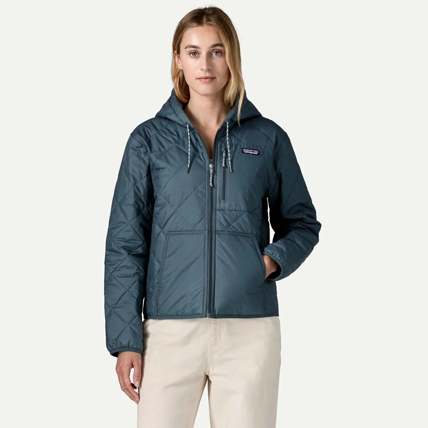 Women's Diamond Quilted Bomber Hoody - US 9912