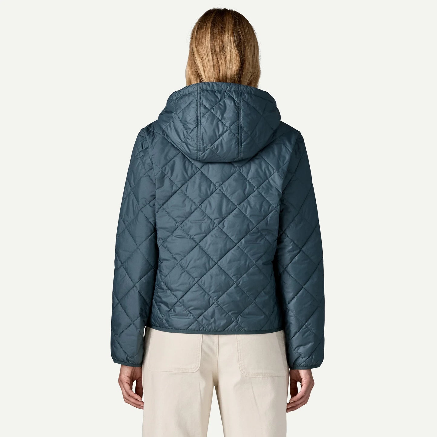 Women's Diamond Quilted Bomber Hoody - US 9912