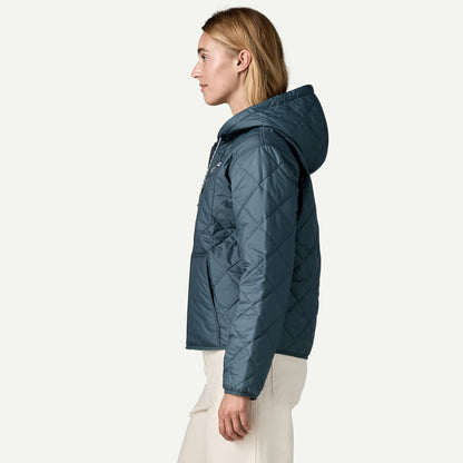 Women's Diamond Quilted Bomber Hoody - US 9912