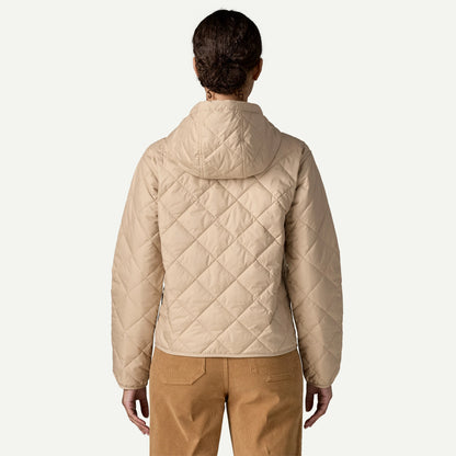 Women's Diamond Quilted Bomber Hoody - US 8007
