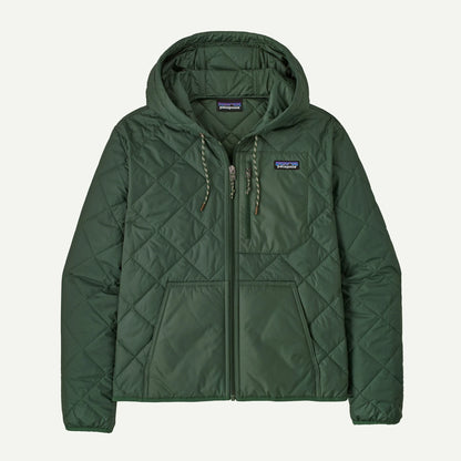 Women's Diamond Quilted Bomber Hoody - US 4924