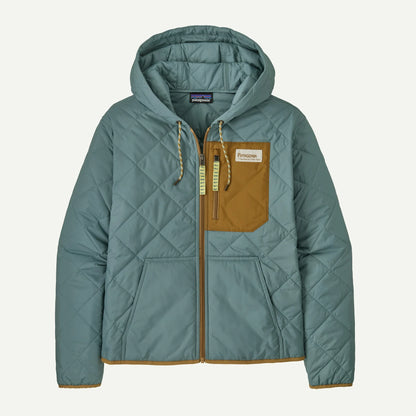 Women's Diamond Quilted Bomber Hoody - US 8259