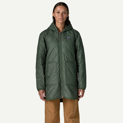 Women's Diamond Quilted Parka - US 4333