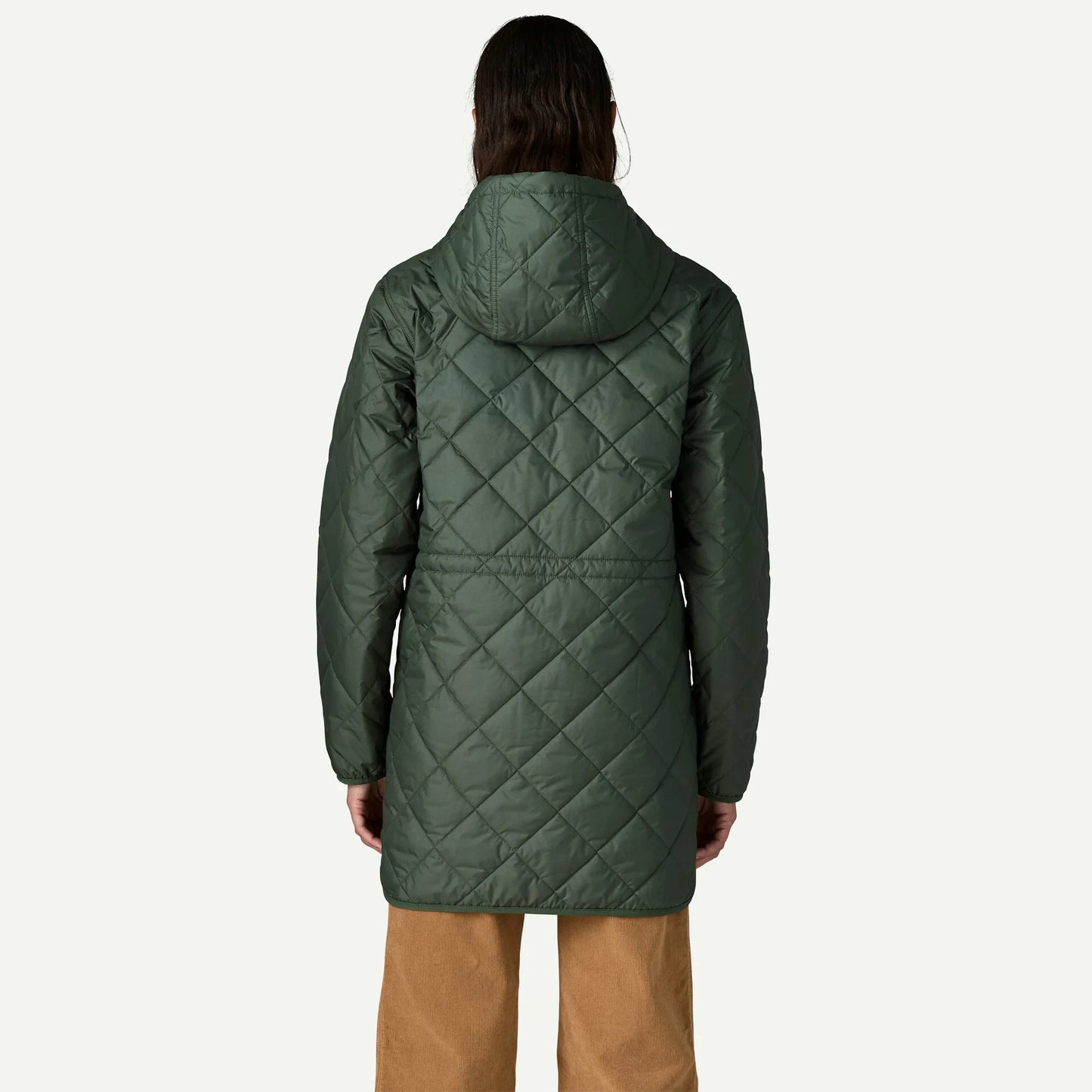 Women's Diamond Quilted Parka - US 4333
