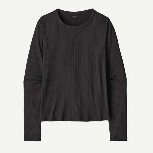 Women's Long-Sleeved Rib-Knit Top - US 6320