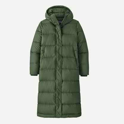 Women's Silent Down Long Parka - US 3705