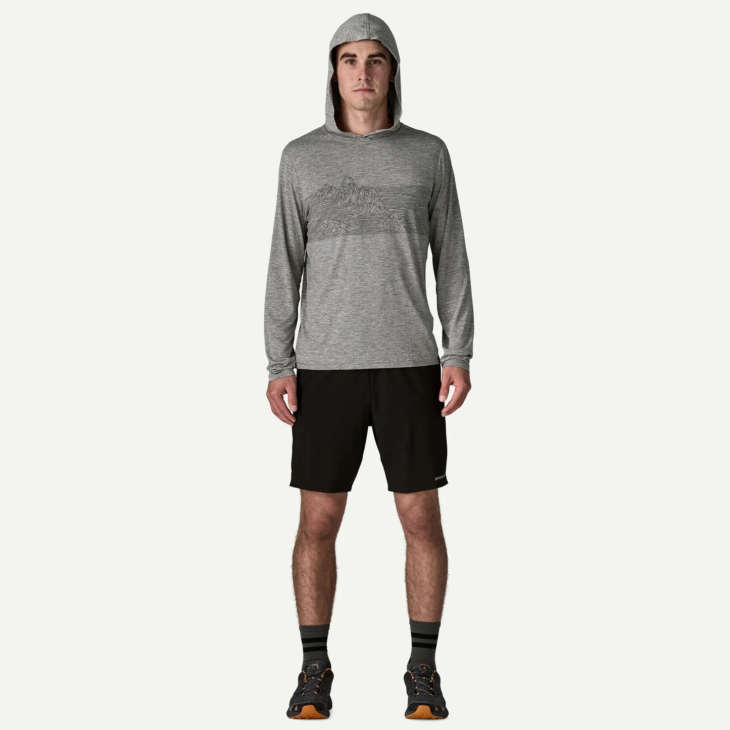 Men's Capilene® Cool Daily Hoody - Strataspire Stripe - US 6398