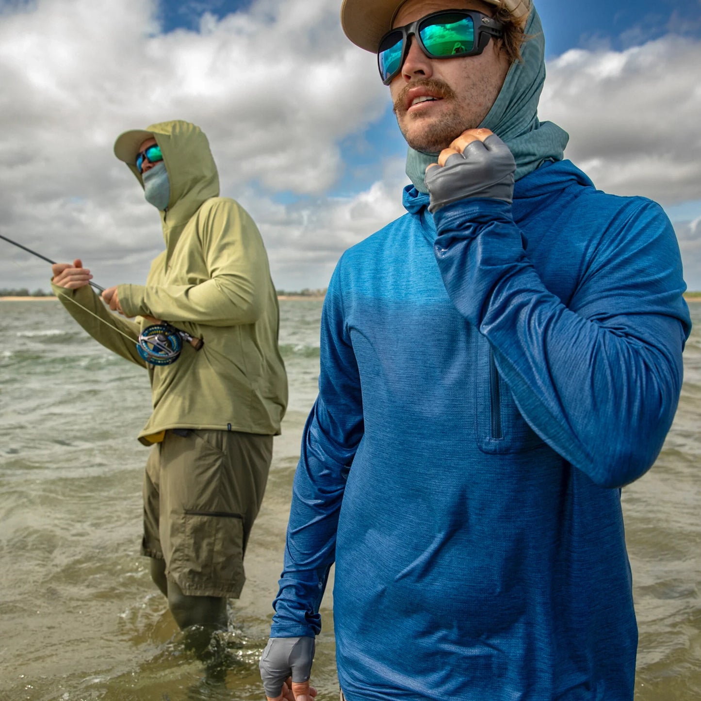Men's Capilene® Cool Sun Hoody - Cloud Crag Crest - US 4091